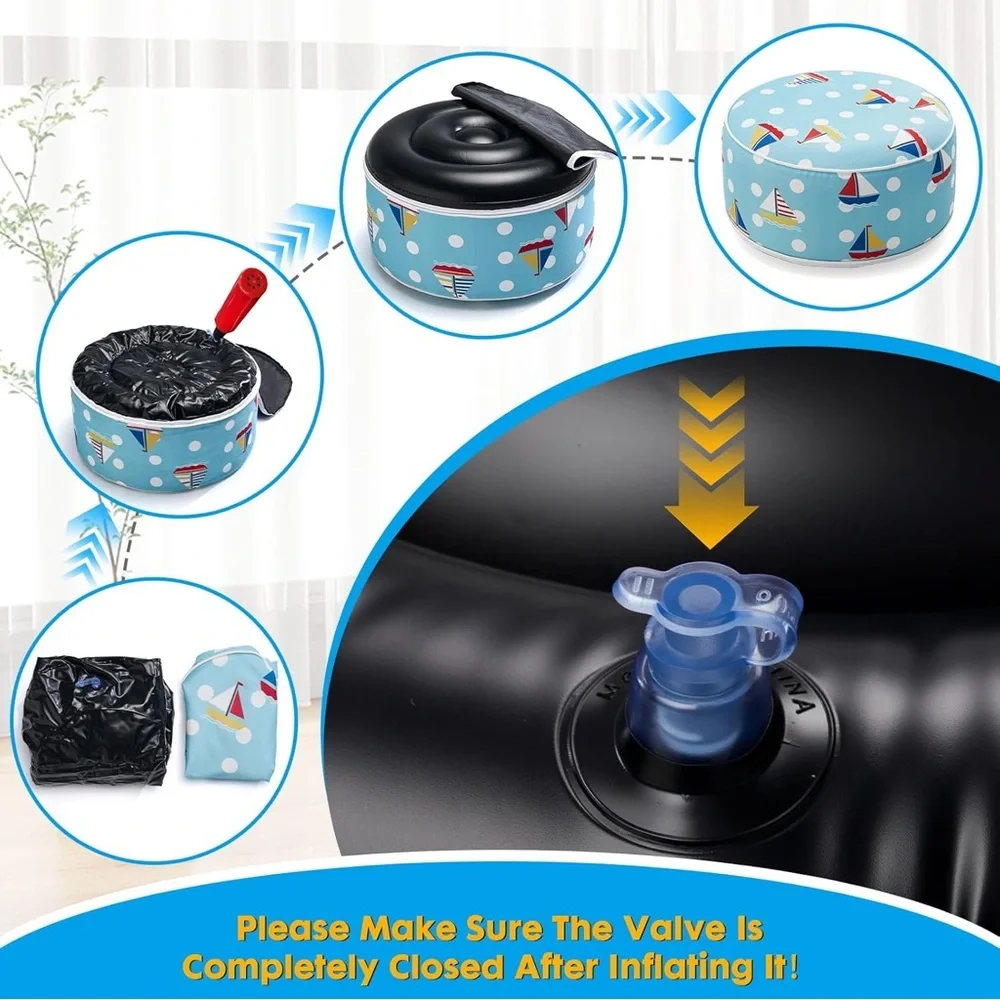 Inflatable Stool Ottoman